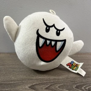 Nintendo 2018 Super Mario Bros Ghost Boo Stuffed Plush Collectible Toy - Picture 1 of 6