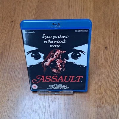 Assault Blu-ray Network Suzy Kendall Frank Finlay Lesley Anne Down MINT - Image 1 of 4