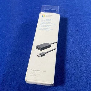 Microsoft Surface Mini DisplayPort To HD AV Adapter For Surface 3, 4 Model 1553 - Picture 1 of 9