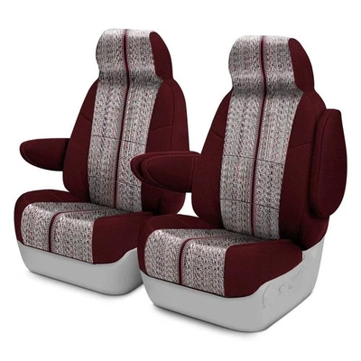 For Honda Civic 17-21 Coverking Saddle Blanket 1st Row Wine Custom Seat Covers Foto 1 de 4