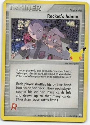 Rocket's Admin. 86/109 Classic Collection Holo Celebrations NM Pokémon - Image 1 of 2