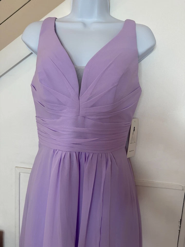 Nuevo con etiquetas Vestido Formal de Gasa Dama de honor Madre de Novia, TALLA 8 Foto 1 de 4