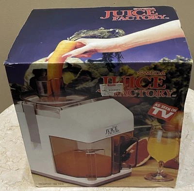 JUICER VTG 1991 SWEDA JUICE FACTORY JF 2000 AS SEEN ON TV - BRAND NEW - Image 1 of 4