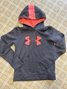 Under Armour Girls' Sweatshirt Pullover Hoodie Size Medium - Picture 1 of 3