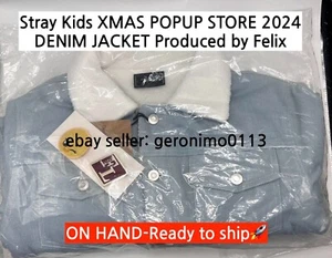 [EN MANO] CHAQUETA DENIM Stray Kids XMAS POPUP STORE 2024 Producida por Felix - Imagen 1 de 5