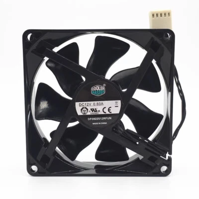 COOLER MASTER DF0922512RFUN 12V 0.60A 9CM 5-pin PWM cooling fan - Image 1 of 3