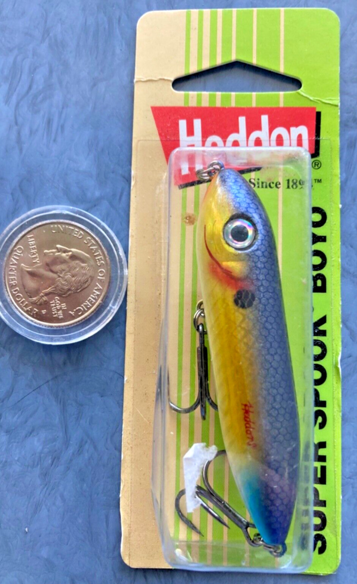 Heddon Plastic Vintage Fishing Lures Box Insert Included for Heddon Plastic Vintage Fishing Lures Box Insert Included for