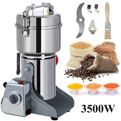 3500W Kräutermühle Getreidemühle Elektrisch Mühle Maschine Kräuter Grinde 800g - Bild 1 von 4