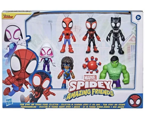 Spidey & His Amazing Friends Team Spidey & Friends Action Figure 7-Pack Cover