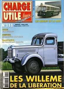 Nutzlast Nr. 111 03/2002 WILLEME BERLIET RATP Traktoren HANOMAG Transport GRIM - Bild 1 von 1