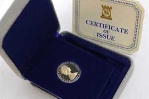 🧭 🇮🇲 ISLE OF MAN 1 POUND 1978 VIRENIUM PROOF BOX + COA B67 #84 - Picture 1 of 6