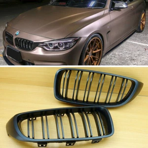 Matte Black Fit For BMW F32 F33 F36 F80 F82 M Style Front Grille Grill 2020 428i - Picture 1 of 10