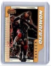 1996-97 Bowman's Best Cuts Refractor CLEAN Hakeem Olajuwon Houston Rockets #BC14