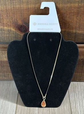 NUEVO Collar/Coral Kendra Scott Sami Espiga Chapado en Oro 14K - Nuevo con Etiquetas Foto 1 de 4