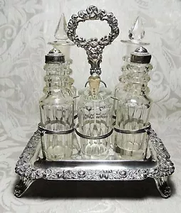 Antique Late Georgian / Early Victorian Old Sheffield Plate Condiment Cruet - Picture 1 of 12