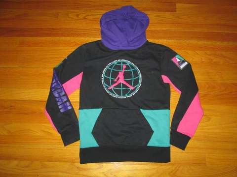 MICHAEL JORDAN Retro Vtg JUMPMAN nike Hoodie Sweat Shirt t  jersey Youth Large Cover