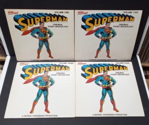 Kellogg's Presents Superman Original Radio Broadcast Vol 1-4 Lp Lot - Picture 1 of 11
