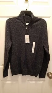 Neu mit Etikett Croft & Barrow Herrenpullover mit vierteljährigem Reißverschluss, Größe Small, Einzelhandel $ 54,00 - Bild 1 von 2