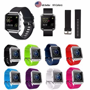 Replacement Silicone Rubber Sport Band Strap Watchband For Fitbit Blaze Watch - Picture 1 of 27