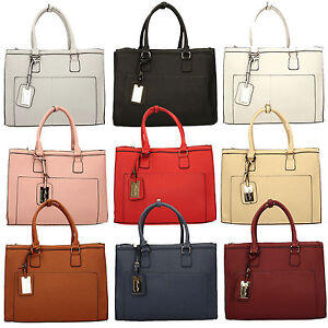 SWANKYSWANS® Womens Ladies Designer Work Bag Business Large College Uni Handbag 