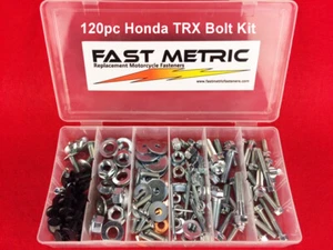 FAST METRIC 120pc Bolt Kit TRX400EX 250EX 250X ATV fender plastics engine frame - Picture 1 of 10