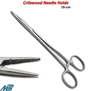 Surgical Crilewood Needle Holder 16-cm Tools Dental Locking Driver Instruments - Picture 1 of 5