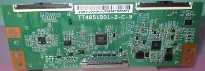 TCL Insignia Hitachi HDTV 34.29110.044 LVDS T-CON Video Board TT4851B01-2-C-3 - Image 1 of 3