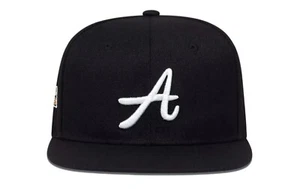 Gorra de béisbol Letter A Snapback ajustable Cali Hip Hop plana - Imagen 1 de 9