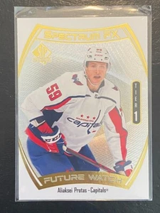 Aliaksei Protas 2021-22 SP Authentic Spectrum FX Future Watch #S-70/Unscratched - Picture 1 of 2