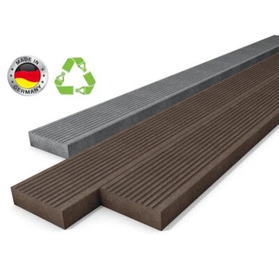 Stegbohle (100% recycelter Kunststoff) 200x4x19,7cm Bohle Bootssteg Stegbretter - Bild 1 von 4