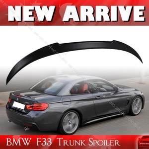 US Fit For BMW 420i 430d F33 Convertible Rear Sport Trunk Spoiler Wing Unpainted - Picture 1 of 1