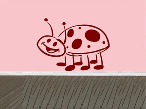 Ladybug Vinyl Decal Home Décor 12" x 16" - Bild 1 von 1