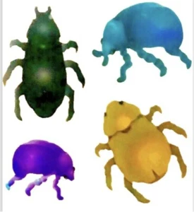 Sandylion Stickers **VINTAGE** Mylar BEETLES, INSECTS, BUG - Picture 1 of 1