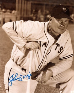 Johnny Mize Signed Autographed 8X10 Photo Autograph New York Giants - NM  W/COA - Picture 1 of 2