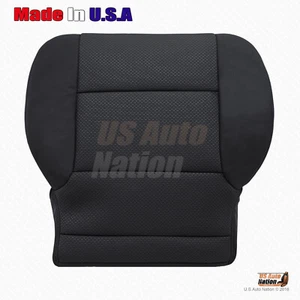 2014 2015 2016 2017 2018 GMC Sierra 1500 Driver Bottom Cloth Seat Cover Black - Picture 1 of 11
