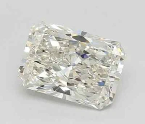 EGL Lab-created Loose Diamond 2.00 Carat H / VVS2 Radiant Cut Diamond R2 - Picture 1 of 6