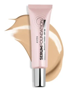 Avon Serum Foundation SPF 30 Radiant Finish Full size 30ml LIGHT OCRE - Picture 1 of 1