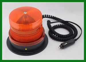 Flashing 6" Round Dome 6 LED Strobe Warning Signal Amber Surface Mount Light - Imagen 1 de 4