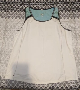 Tail Tech Tank Top - Color: White with Blue and Black - Womens - Size: XL - Picture 1 of 5