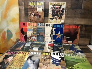 Vintage HOLIDAY Magazine Lot Of (21) 1950-1970 - Picture 1 of 7