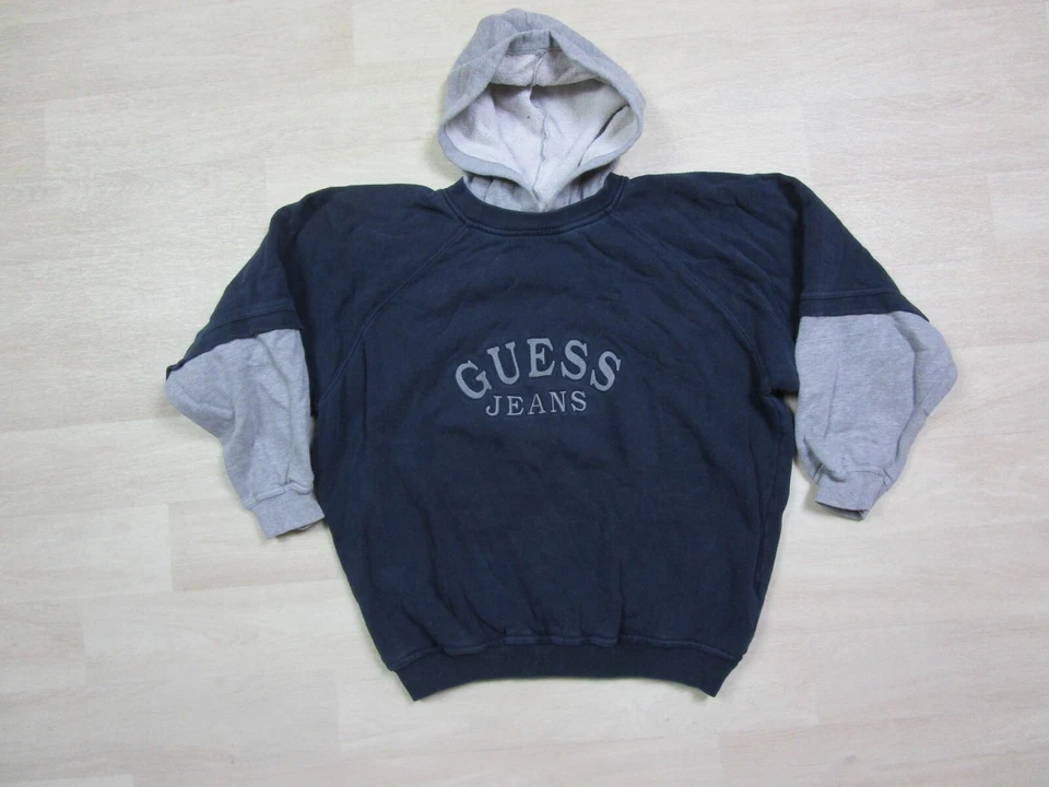Vintage Guess Jeans Hoodie by Georges Marciano Youth (L) Afterhood 1990's Kids - Image 1 of 4
