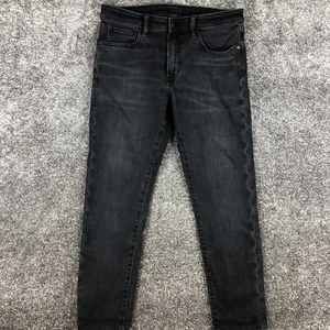 Uniqlo Black Denim Stretch Jeans Men Size 31x34 - Picture 1 of 12