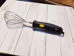 CushN Cush N Schlagballon 18/8 Edelstahl Schneebesen schwarzer Griff 9 1/2" - Bild 1 von 7