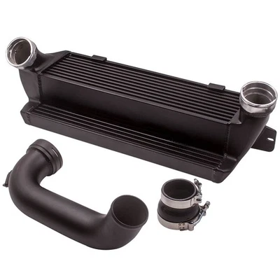 Intercooler Ladeluft Kühler Kit for BMW 1er E82 / E88 135i 3er E90 E91 E92 335i - Immagine 1 di 4