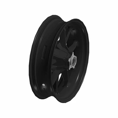 Polaris Rear Wheel, 17 in, Cast, Black, Genuine OEM Part 1522138-266, Qty 1 - Image 1 of 2
