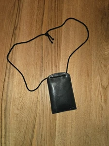 Brustbeutel, Geldbeutel zum Umhängetasche, schwarz - Bild 1 von 6