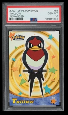 2003 Pokemon Topps Advanced Taillow PSA 10 English #81 - Image 1 of 2