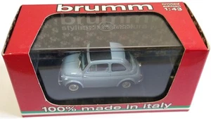 Brumm 1/43 Fiat Nuova 500 Tetto Chiuso 1959 Celeste - Imagen 1 de 3