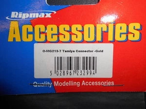 Ripmax 0-MG213-7 Tamiya connector gold Mini Z GL Racing - Picture 1 of 2