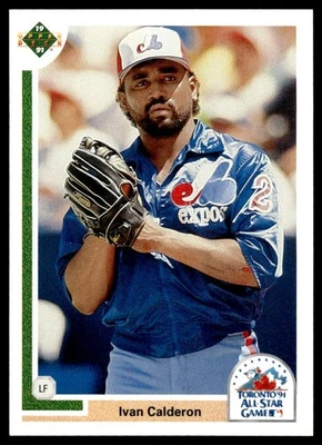 1991 Upper Deck Final Edition Ivan Calderon Montreal Expos #96F - Image 1 of 2